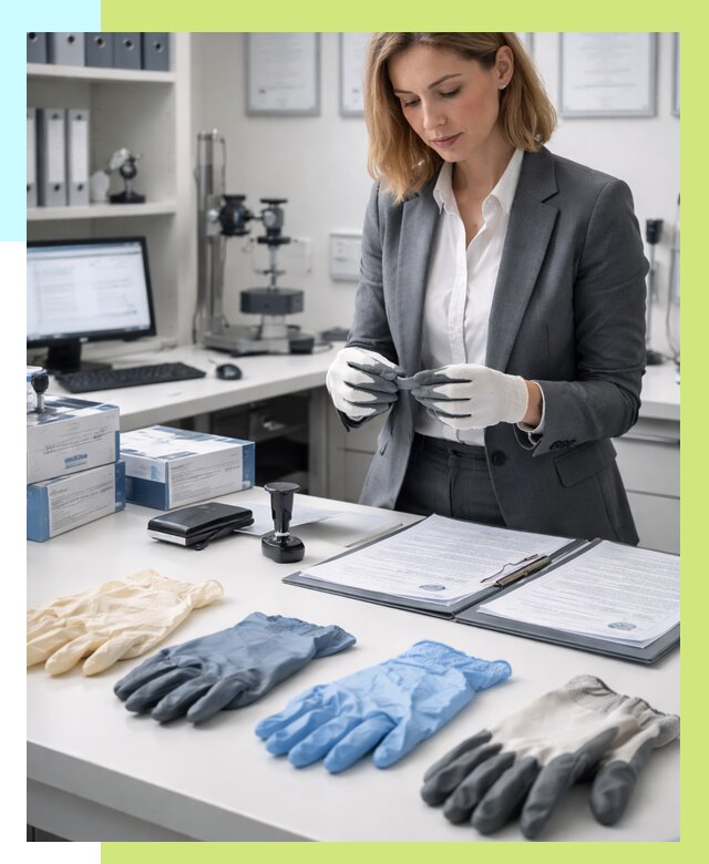 Сертификация перчаток в Холмске от 8730 р. | Алешин-Хлм