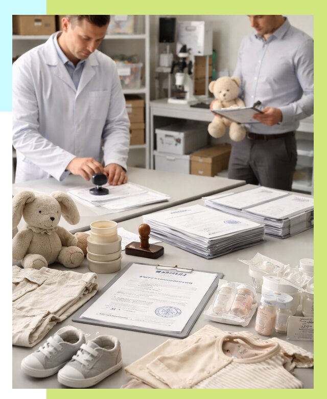 Сертификация детских товаров в Холмске от 15407 р. | Алешин-Хлм