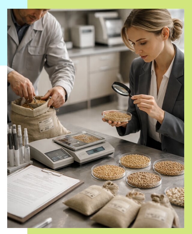 Сертификация зерна в Холмске по цене от 15407 р. | Алешин-Хлм