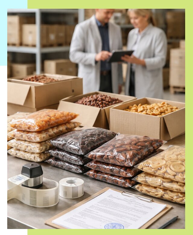 Сертификация сухофруктов в Холмске от 12325 р. | Алешин-Хлм под ключ