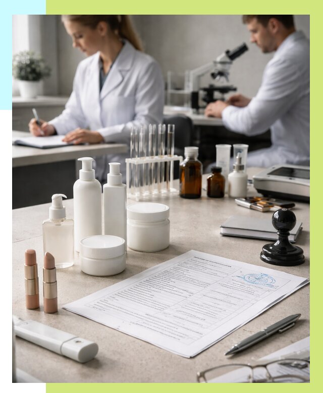 Сертификация косметики в Холмске от 20542 р. - Алешин-Хлм