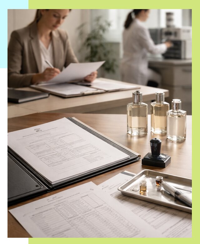 Сертификация парфюмерии в Холмске от 15407 р. | Алешин-Хлм