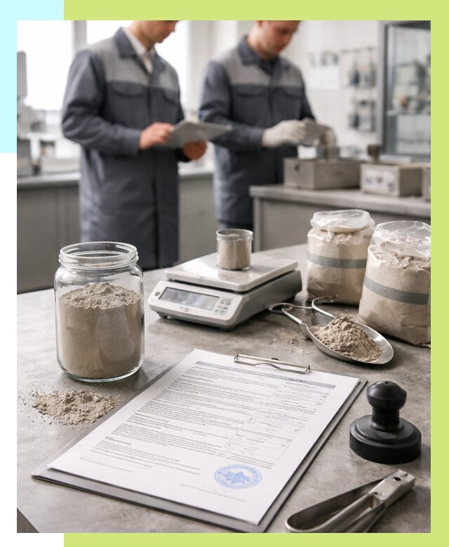 Сертификация цемента в Холмске от 20542 р. | Алешин-Хлм