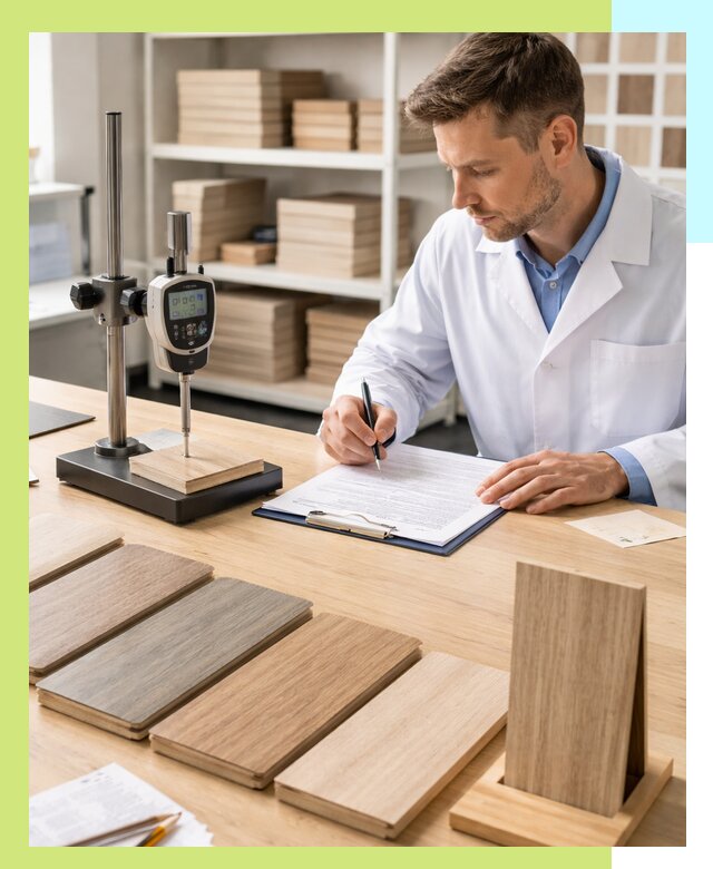 Сертификация ламината с испытаниями и оформлением документов в Холмске