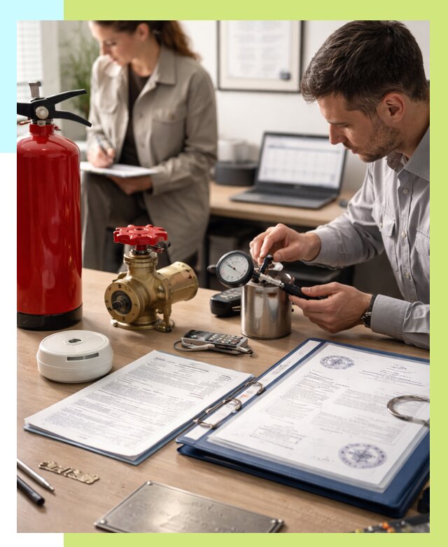 Сертификация пожарного оборудования в Холмске от 15407 р.|Алешин-Хлм