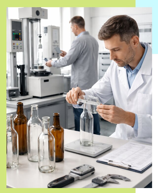 Сертификация стеклянных бутылок и сопутствующей упаковки в Холмске