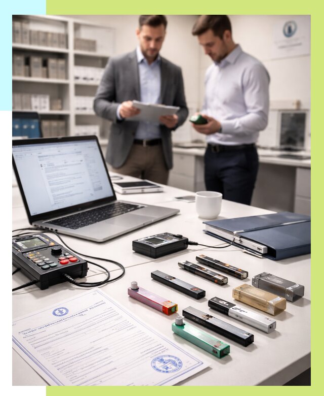 Сертификация электронных сигарет в Холмске от 20542 р. | Алешин-Хлм