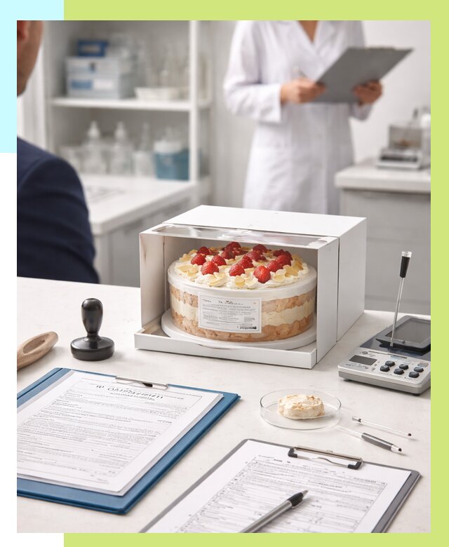 Сертификация тортов в Холмске от 9244 р. заказать | Алешин-Хлм