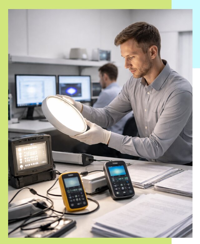 Сертификация светильников в Холмске: испытания и оформление