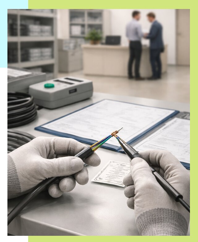 Сертификация провода в Холмске от 18488 р. в Алешин-Хлм