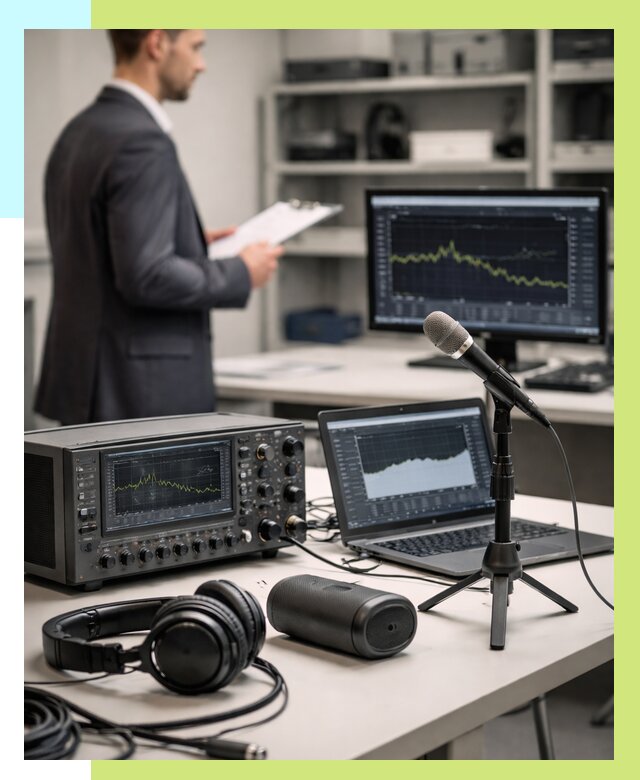 Сертификация аудиотехники в Холмске от 15407 р., Алешин-Хлм