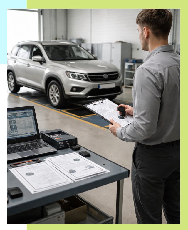 Сертификация транспортных средств в Холмске от 12325 р. | Алешин-Хлм