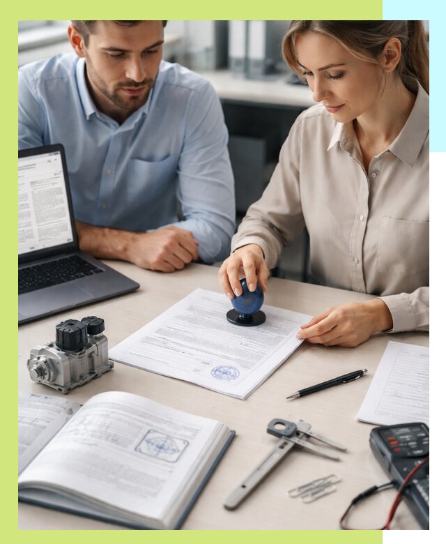 Выдача паспорта изделия и техническая экспертиза продукции в Холмске