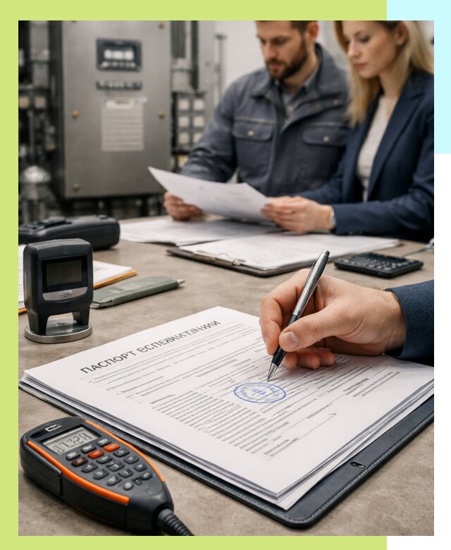 Оформление паспорта эксплуатации оборудования в Холмске