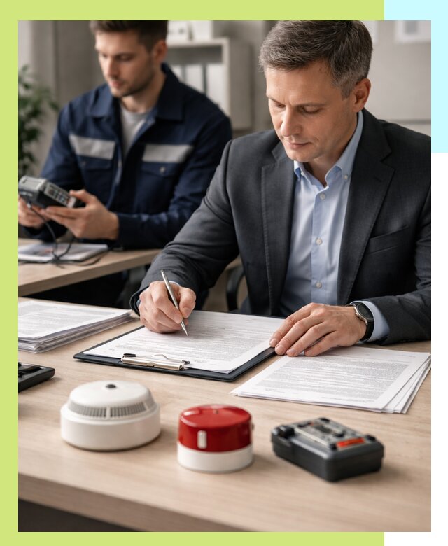 Получение добровольного пожарного сертификата в Холмске