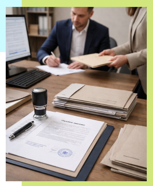 Отказное письмо для таможни в Холмске от 3081 р, Алешин-Хлм