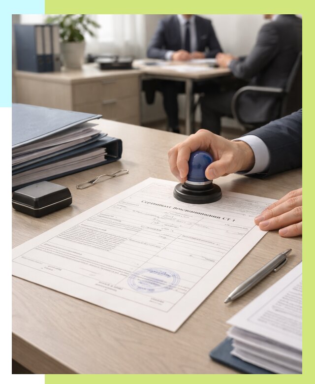 Сертификат происхождения СТ 1 в Холмске от 4622 р. | Алешин-Хлм