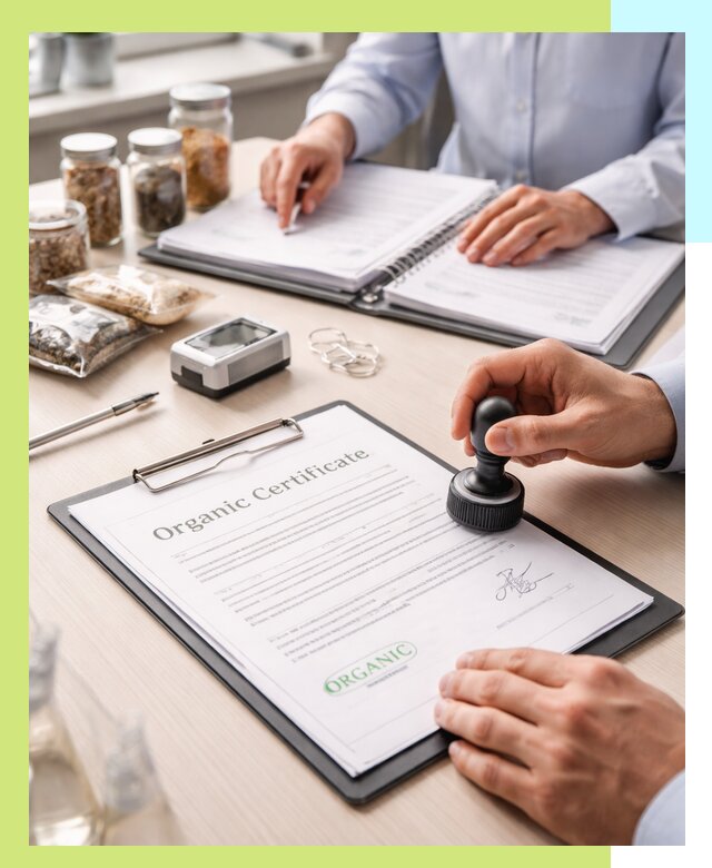 Получение органик сертификата для продукции в Холмске