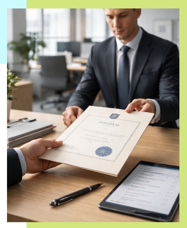 Сертификат ISO 30301 в Холмске от 35949 р. | Алешин-Хлм - под ключ