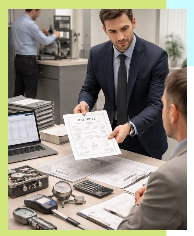 Выдача сертификата ISO 10012 по требованиям метрологии в Холмске