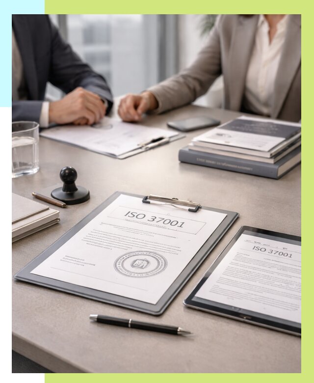 Сертификат ISO 37001 в Холмске оформить от 123252 р. Алешин-Хлм