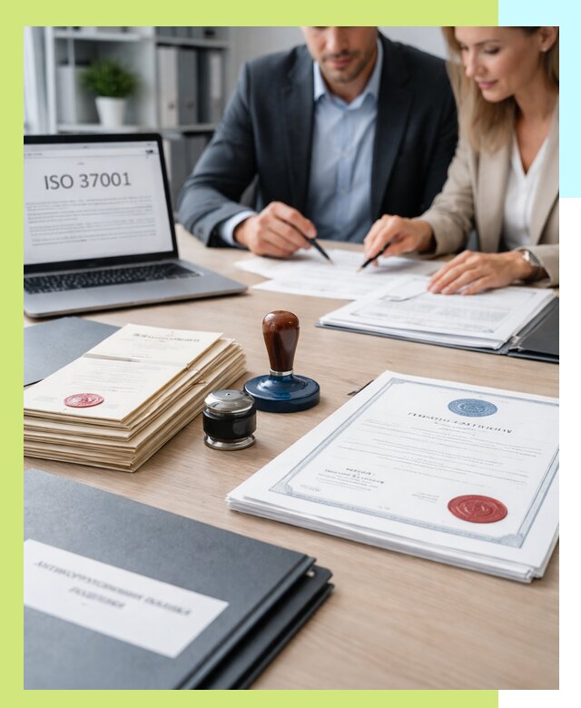 Получение сертификата ISO 37001 по системе борьбы с коррупцией в Холмске