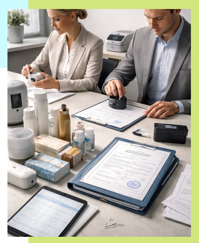 Обязательная сертификация продукции в Холмске от 25678 р. | Алешин-Хлм